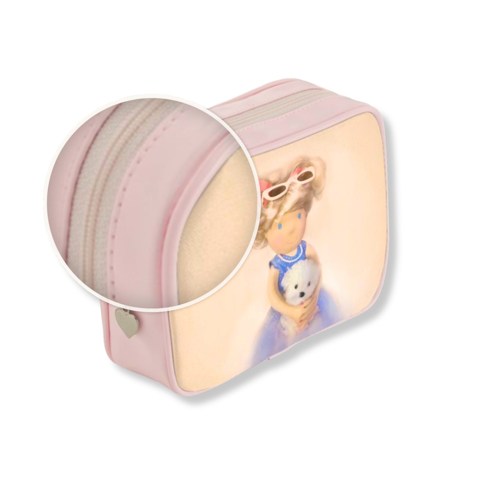 Chloé Kid's Leather Toiletry Bag - Pink - Image 5