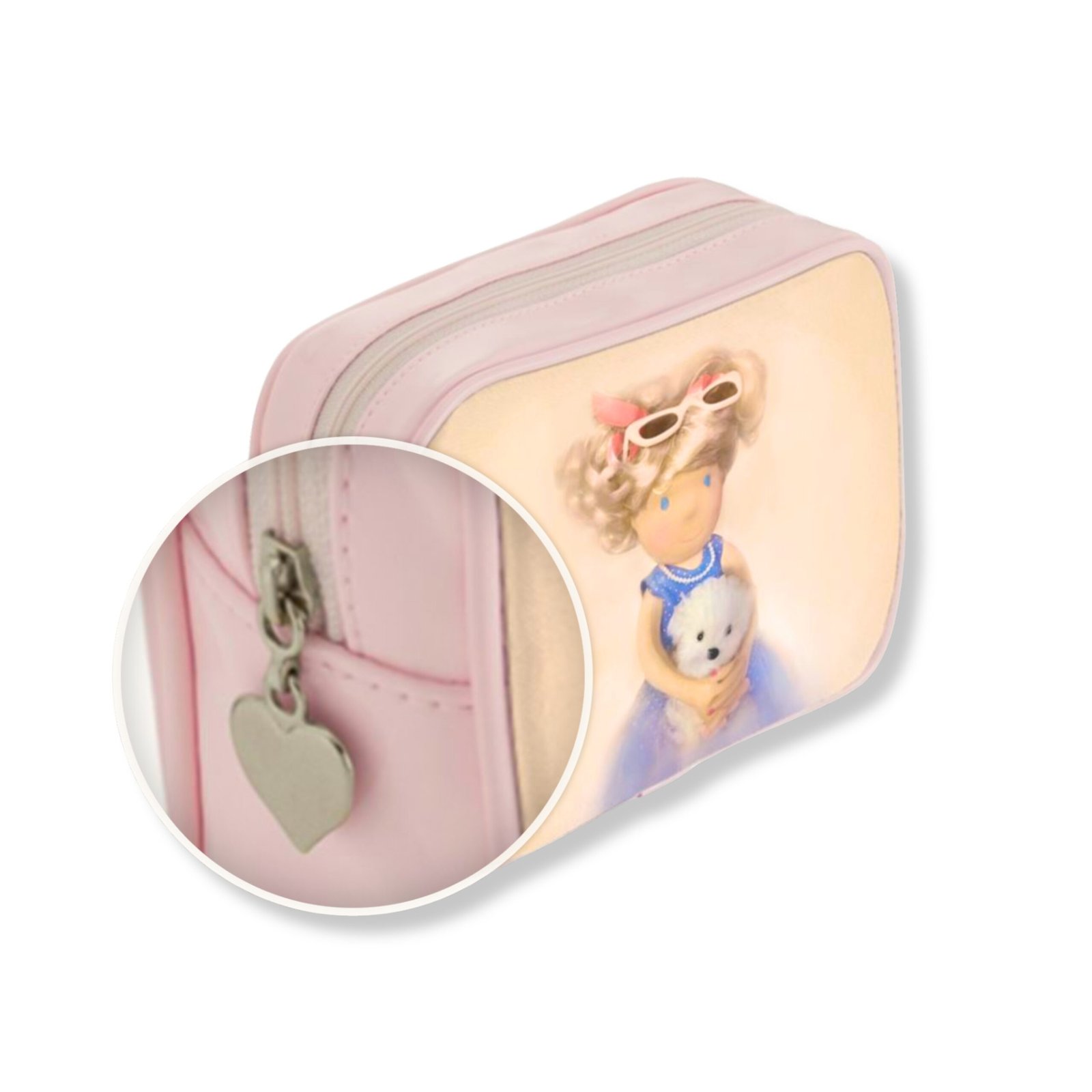 Chloé Kid's Leather Toiletry Bag - Pink - Image 4