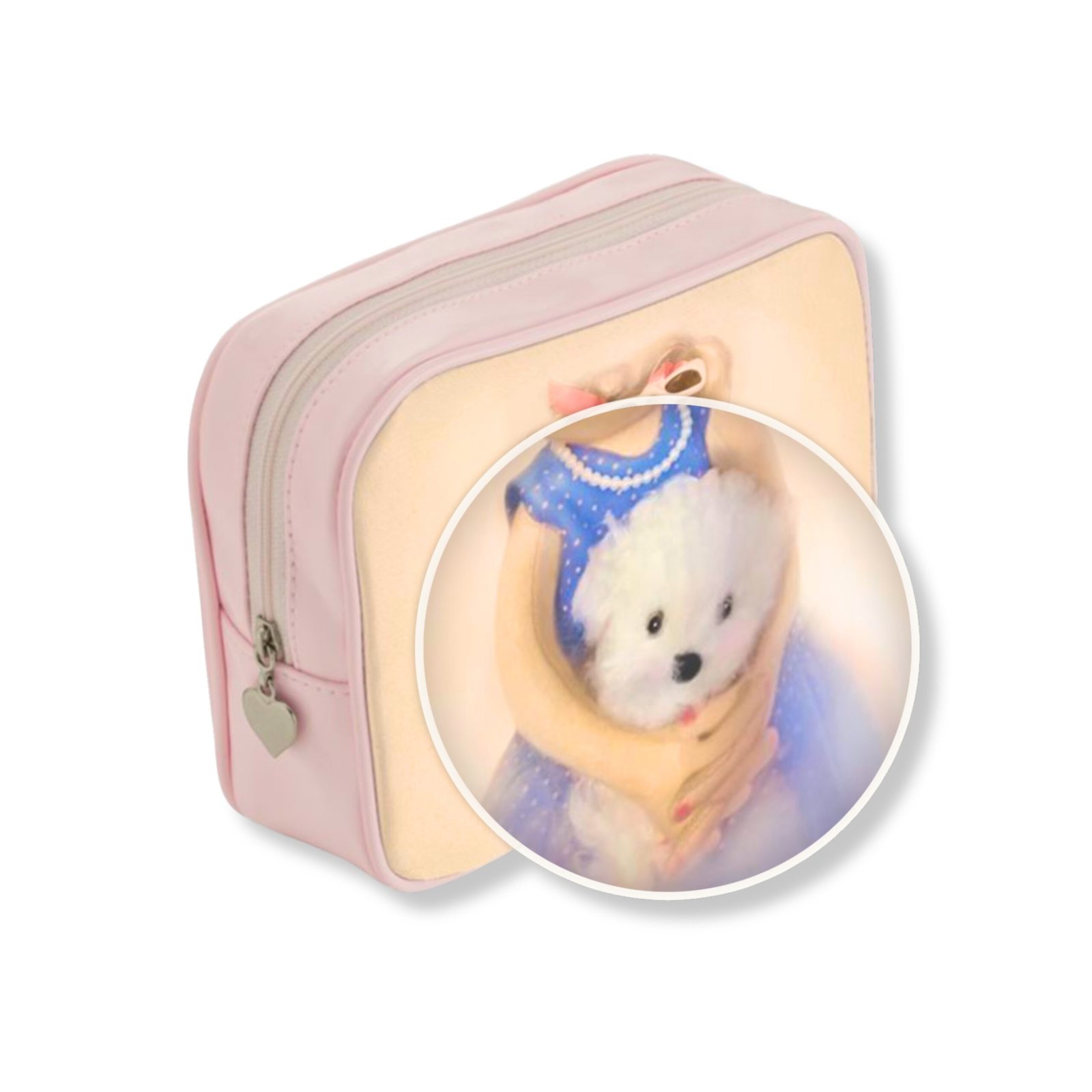 Chloé Kid's Leather Toiletry Bag - Pink - Image 3