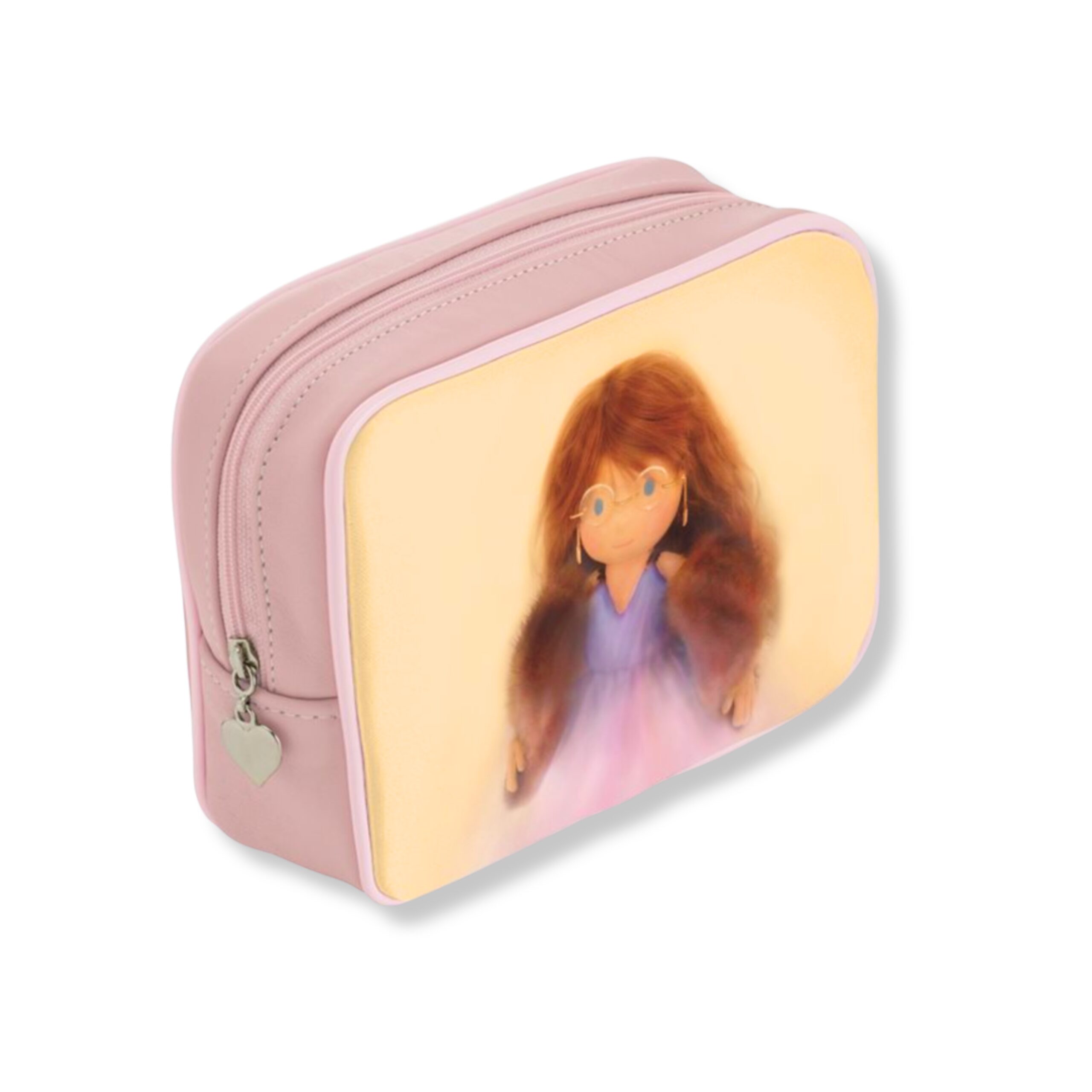 Trousse de maquillage en cuir Sara