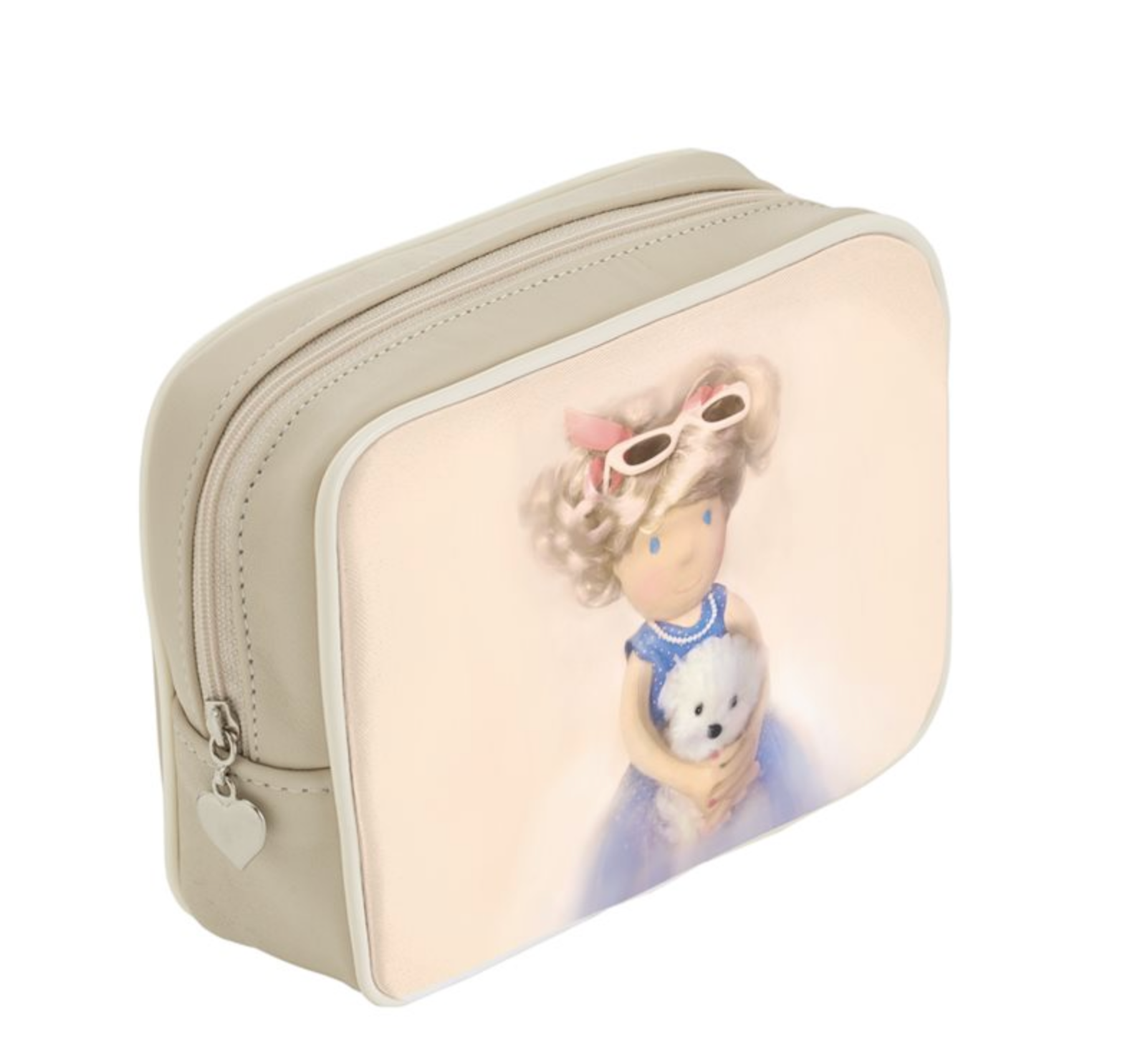 Chloé Kid's Leather Toiletry Bag - Ivory