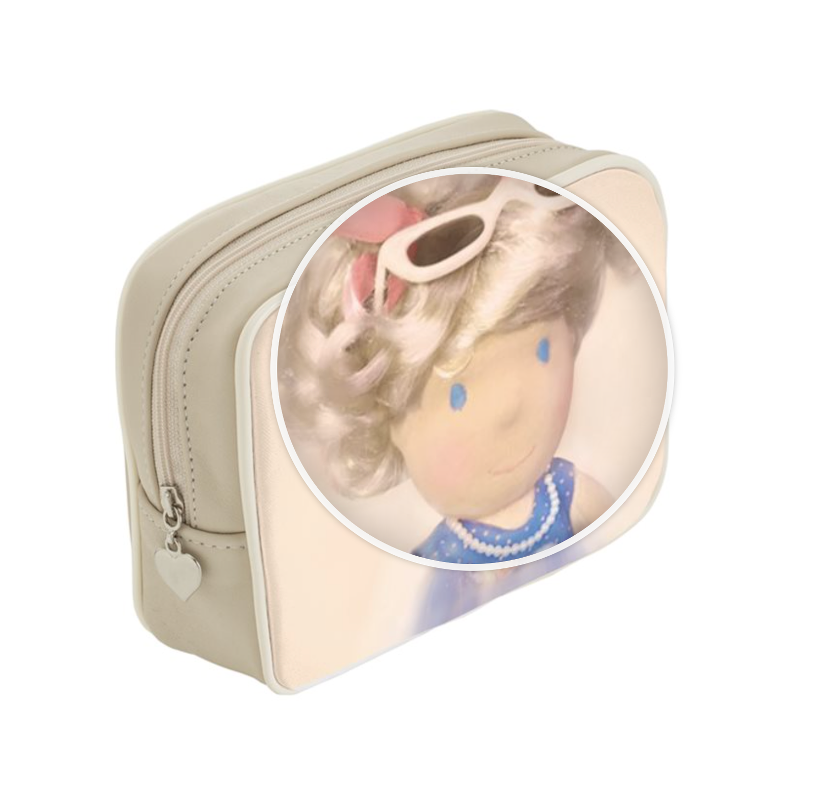 Chloé Kid's Leather Toiletry Bag - Ivory - Image 2