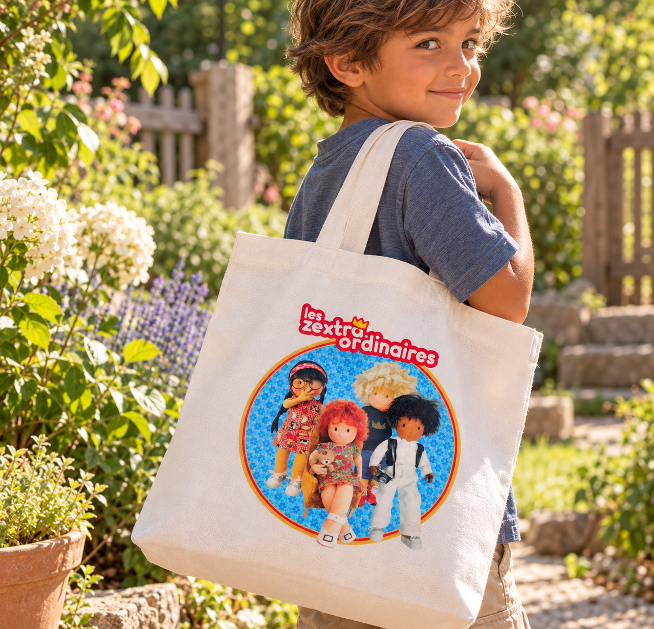 Tote bag enfant en coton illustré – Image 5